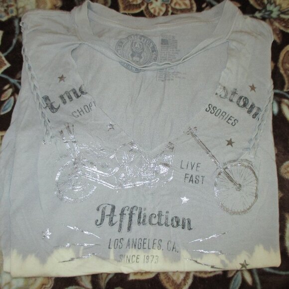 The Buckle Affliction Motorcycle t-shirt womens medium - Picture 2 of 10